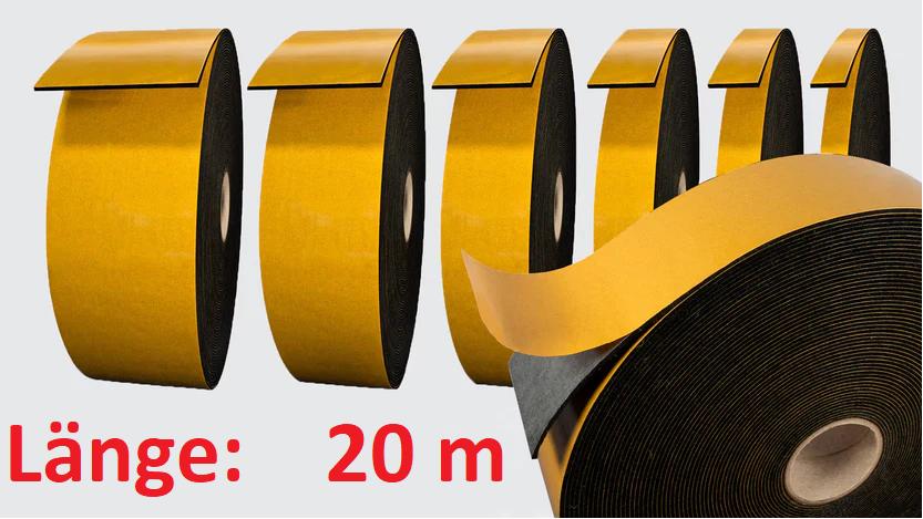 1mm thick, black or white (self-adhesive felt tapes)