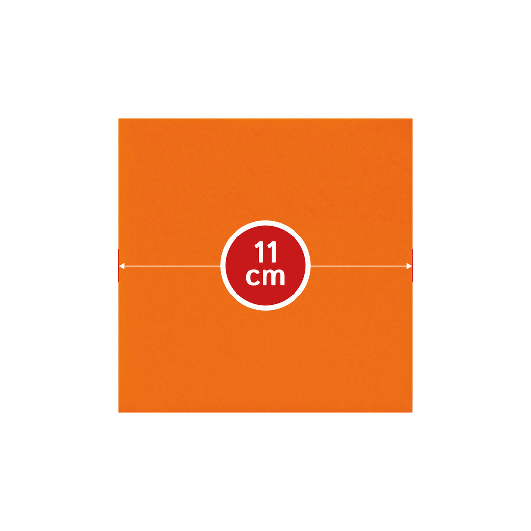 Coasters made of felt design felt (100% wool felt), square, 11 x 11 cm, 3 mm thick, 4 pieces