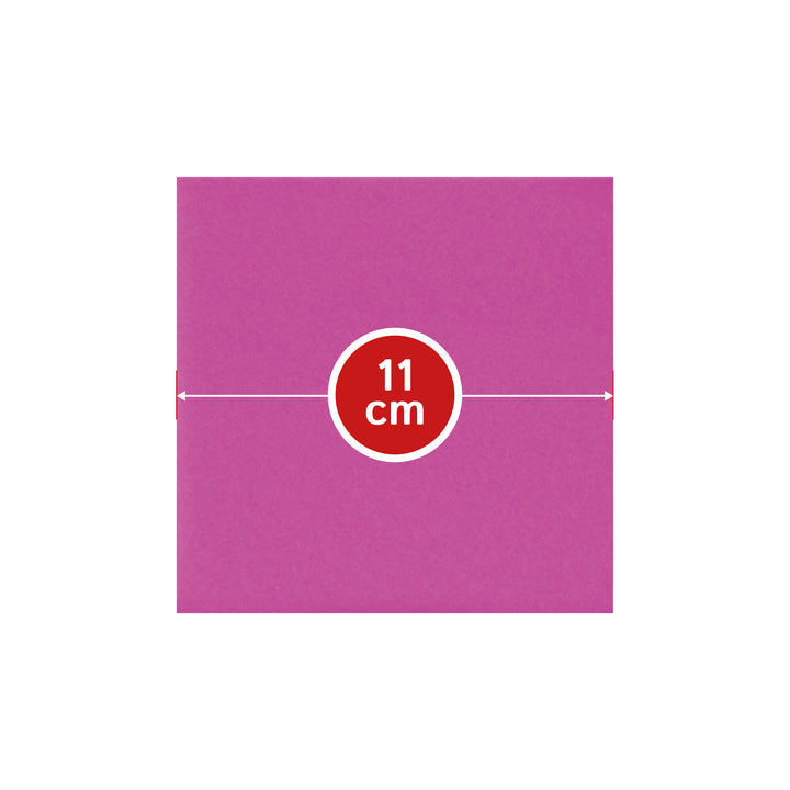 Coasters made of felt design felt (100% wool felt), square, 11 x 11 cm, 3 mm thick, 4 pieces