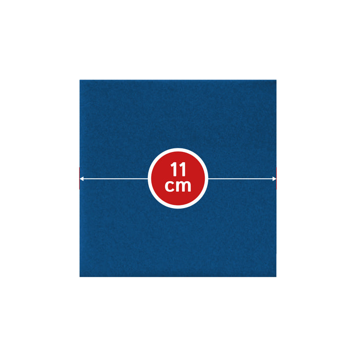 Coasters made of felt design felt (100% wool felt), square, 11 x 11 cm, 3 mm thick, 4 pieces