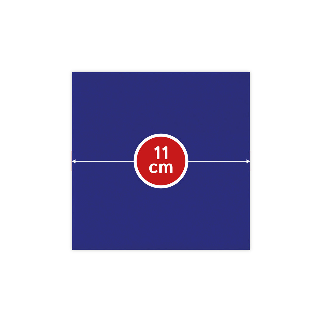 Coasters made of felt design felt (100% wool felt), square, 11 x 11 cm, 3 mm thick, 4 pieces