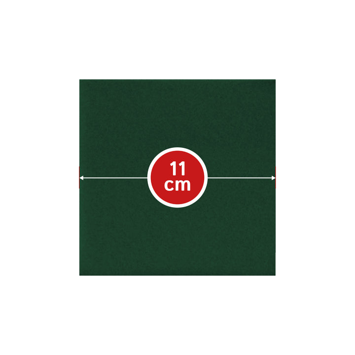 Coasters made of felt design felt (100% wool felt), square, 11 x 11 cm, 3 mm thick, 4 pieces