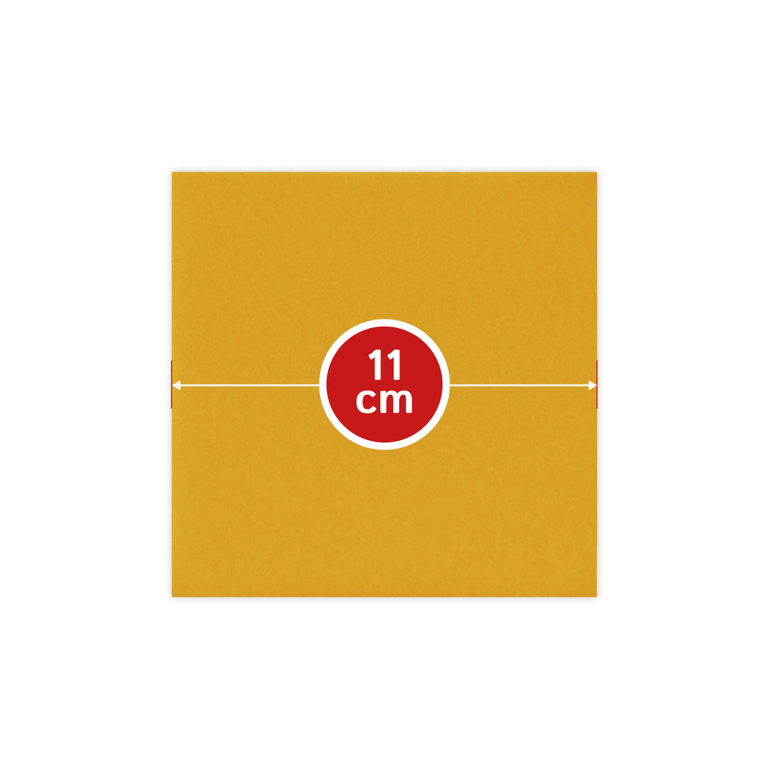 Coasters made of felt design felt (100% wool felt), square, 11 x 11 cm, 3 mm thick, 4 pieces