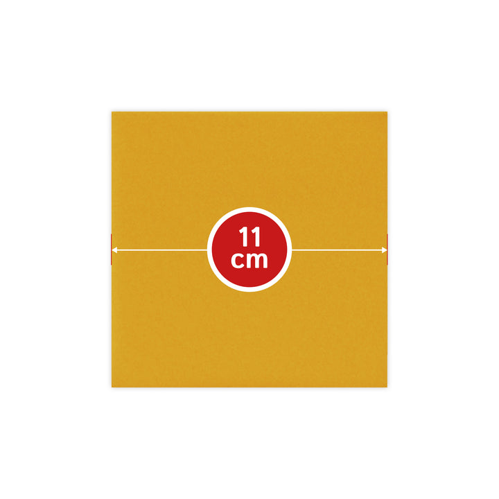 Coasters made of felt design felt (100% wool felt), square, 11 x 11 cm, 3 mm thick, 4 pieces