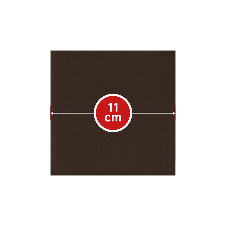 Coasters made of felt design felt (100% wool felt), square, 11 x 11 cm, 3 mm thick, 4 pieces