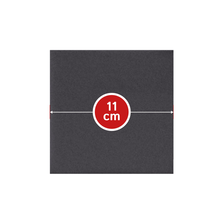 Coasters made of felt design felt (100% wool felt), square, 11 x 11 cm, 3 mm thick, 4 pieces