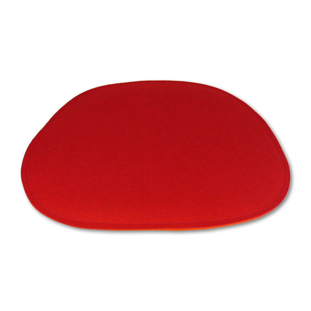 Filz Sitzkissen aus hochwertigem Designfilz (100 % Wolle), trapez, ca. 35x38/20cm