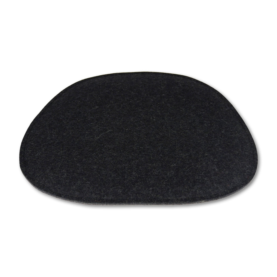 Filz Sitzkissen aus hochwertigem Designfilz (100 % Wolle), trapez, ca. 35x38/20cm