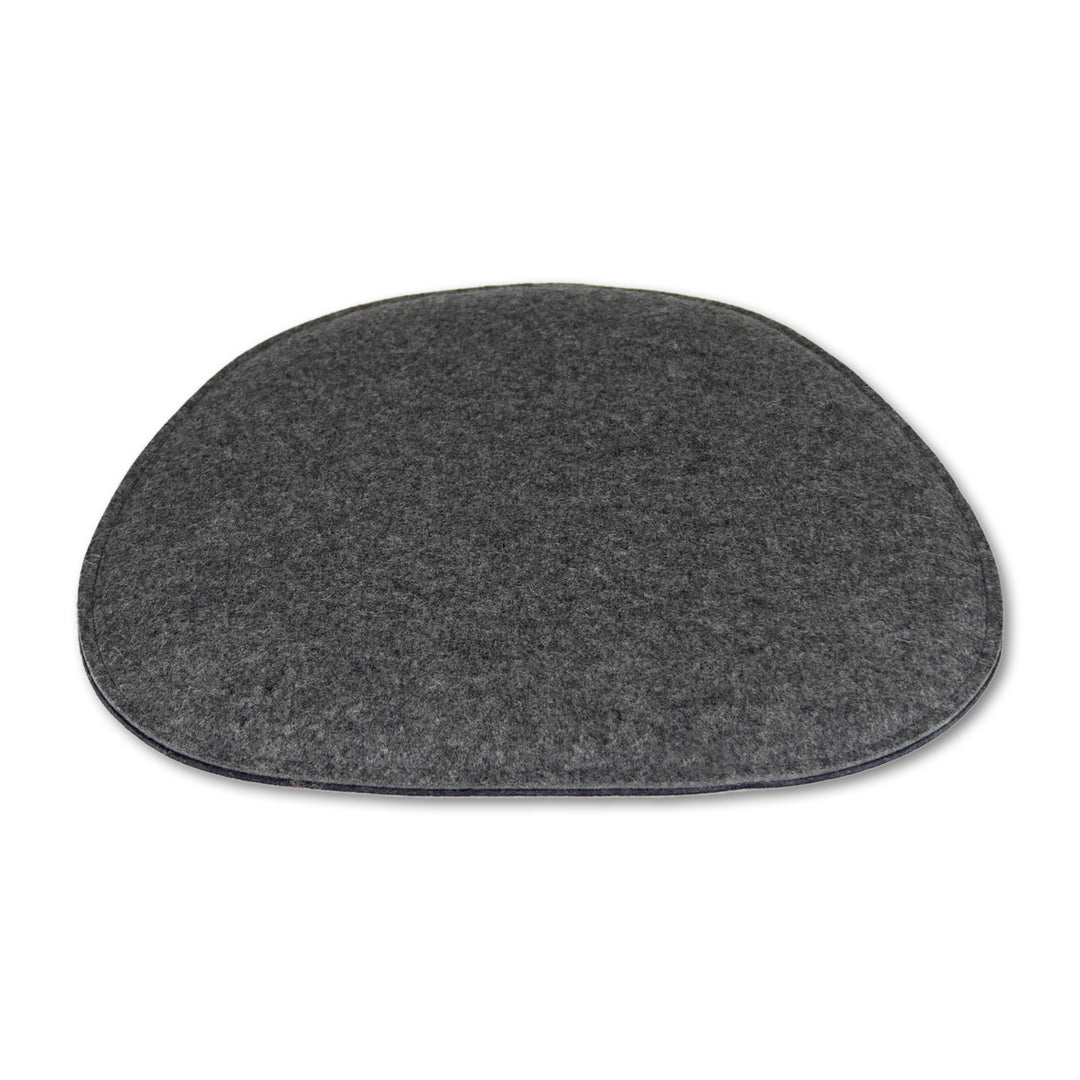 Filz Sitzkissen aus hochwertigem Designfilz (100 % Wolle), trapez, ca. 35x38/20cm