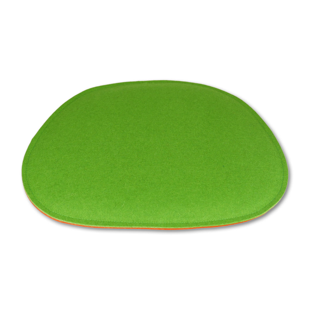 Filz Sitzkissen aus hochwertigem Designfilz (100 % Wolle), trapez, ca. 35x38/20cm