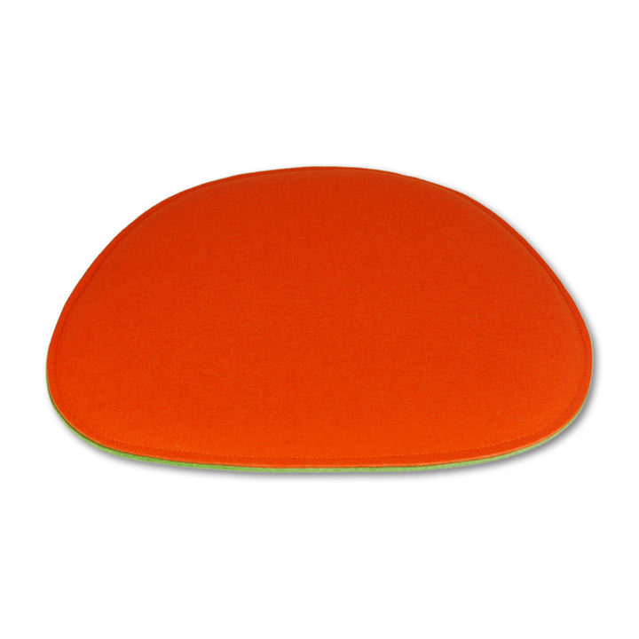 Filz Sitzkissen aus hochwertigem Designfilz (100 % Wolle), trapez, ca. 35x38/20cm