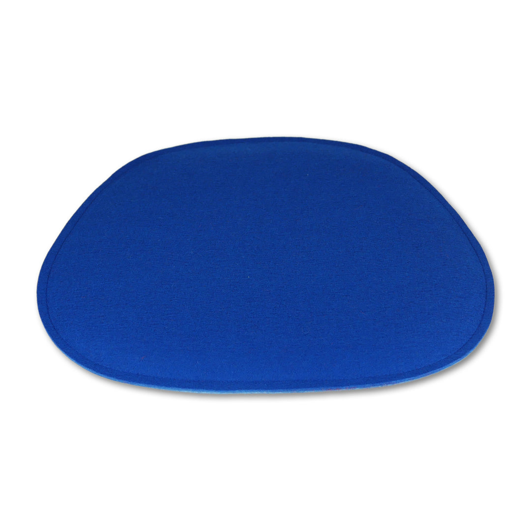 Filz Sitzkissen aus hochwertigem Designfilz (100 % Wolle), trapez, ca. 35x38/20cm