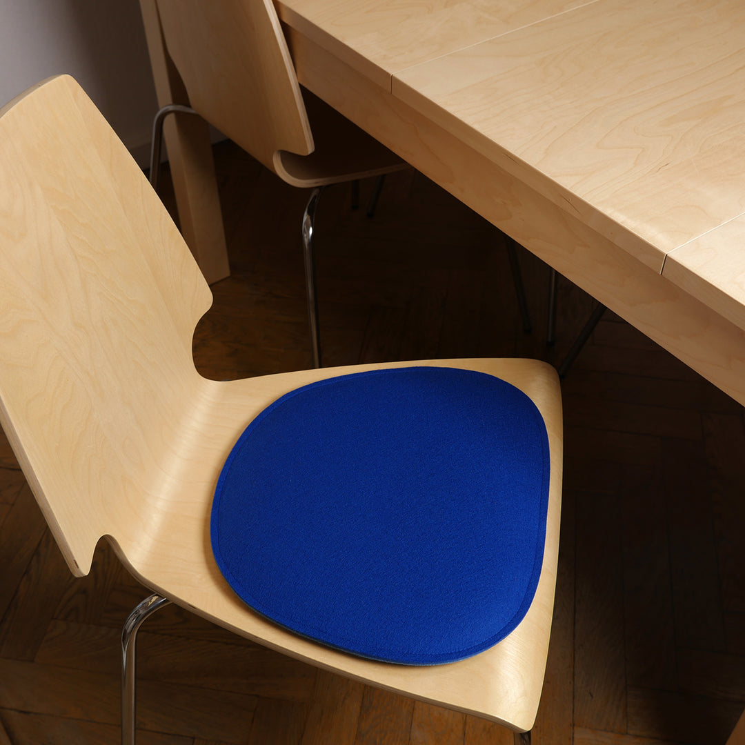 Filz Sitzkissen aus hochwertigem Designfilz (100 % Wolle), trapez, ca. 35x38/20cm