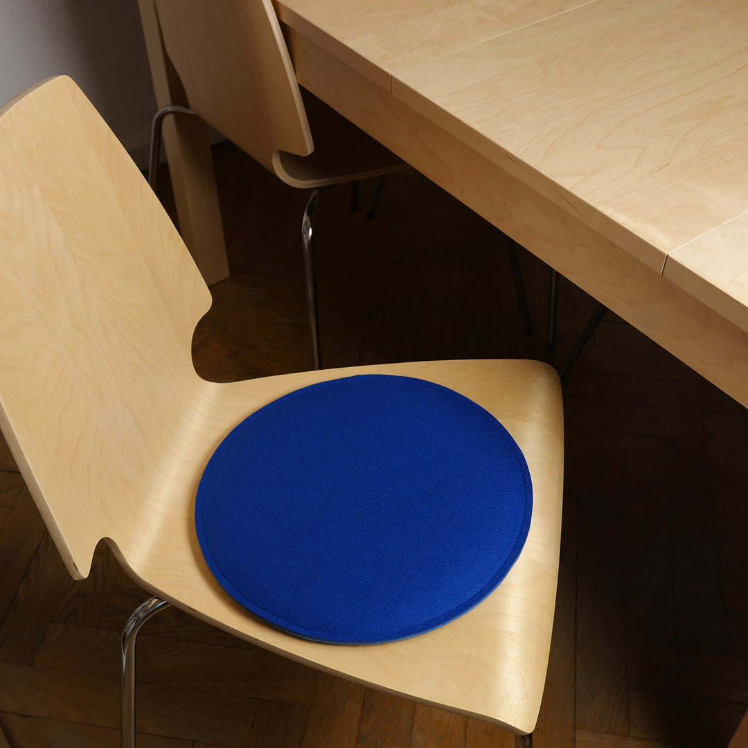 Filz Sitzkissen aus hochwertigem Designfilz (100 % Wolle), rund, ca. 35cm Durchmesser