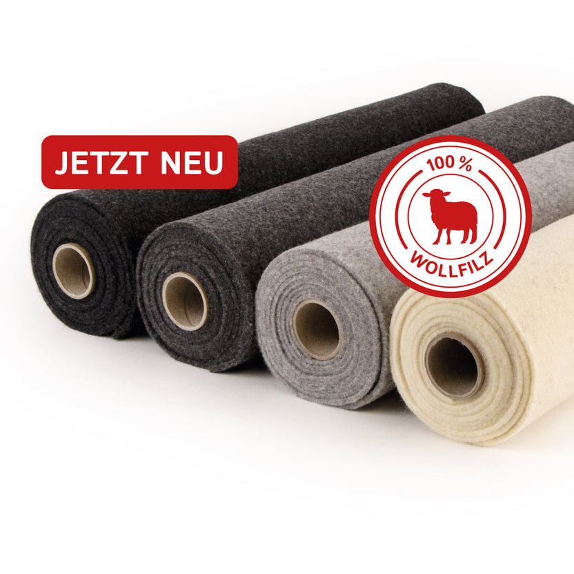 Wollfilz ohne Kleberückseite für Camper-Ausbau