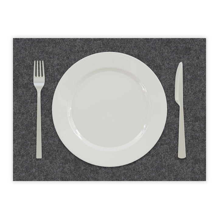 Tischset aus Filz, Platzset Untersetzer für Teller, rechteckig, 3 mm dick - 100 % Wollfilz