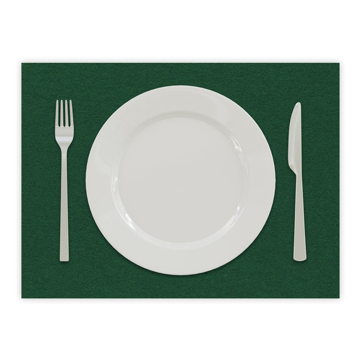 Tischset aus Filz, Platzset Untersetzer für Teller, rechteckig, 3 mm dick - 100 % Wollfilz