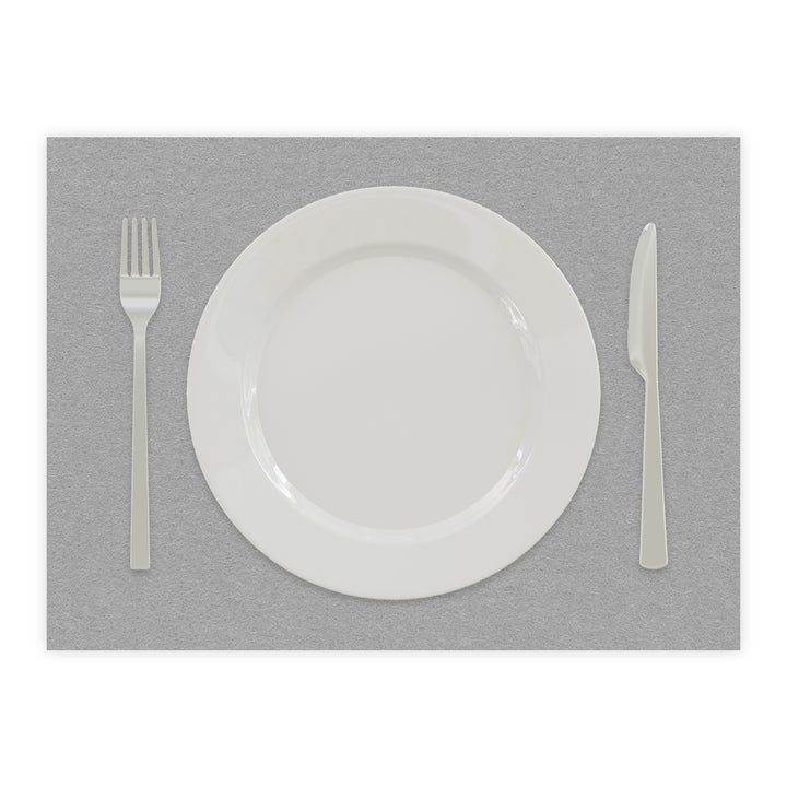 Tischset aus Filz, Platzset Untersetzer für Teller, rechteckig, 3 mm dick - 100 % Wollfilz