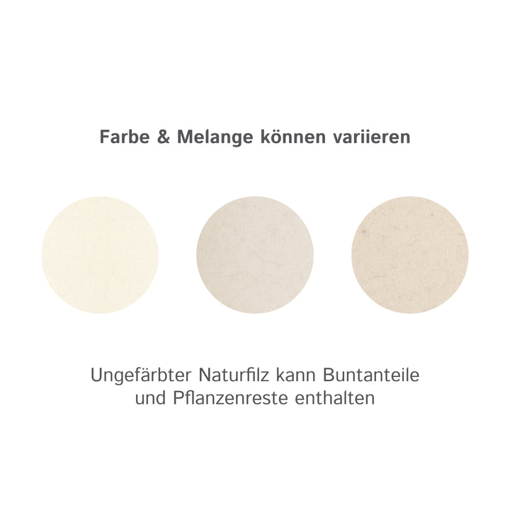 Wollfilz für Camper: 100% Natur-Nadelfilz - 3mm dick dehnbar & atmungsaktiv - Made in Germany