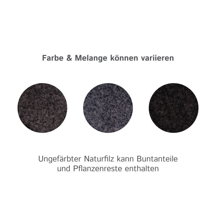 Wollfilz für Camper selbstklebend: 100% Natur-Nadelfilz - 3 mm dick dehnbar & atmungsaktiv - Made in Germany