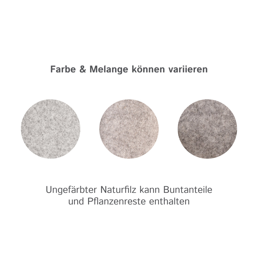 Wollfilz für Camper selbstklebend: 100% Natur-Nadelfilz - 3 mm dick dehnbar & atmungsaktiv - Made in Germany