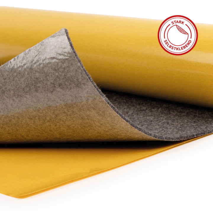 Wollfilz für Camper selbstklebend: 100% Natur-Nadelfilz - 3 mm dick dehnbar & atmungsaktiv - Made in Germany