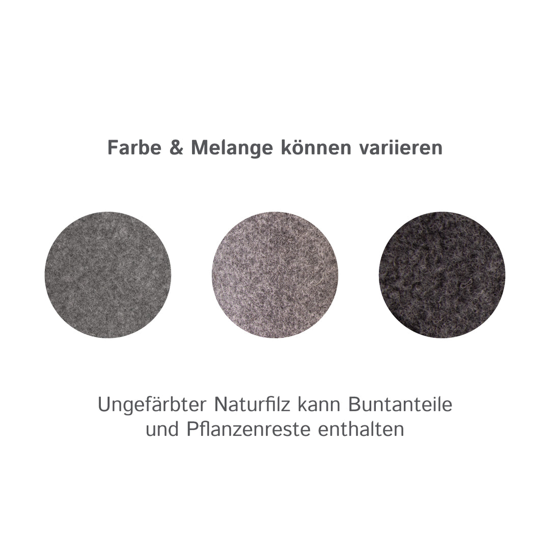 Wollfilz für Camper selbstklebend: 100% Natur-Nadelfilz - 3 mm dick dehnbar & atmungsaktiv - Made in Germany