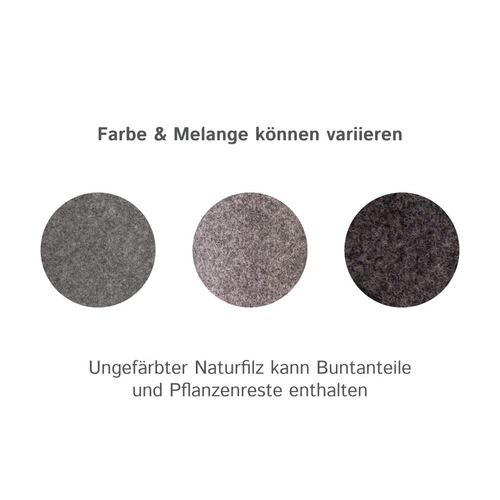 Wollfilz für Camper selbstklebend: 100% Natur-Nadelfilz - 3 mm dick dehnbar & atmungsaktiv - Made in Germany