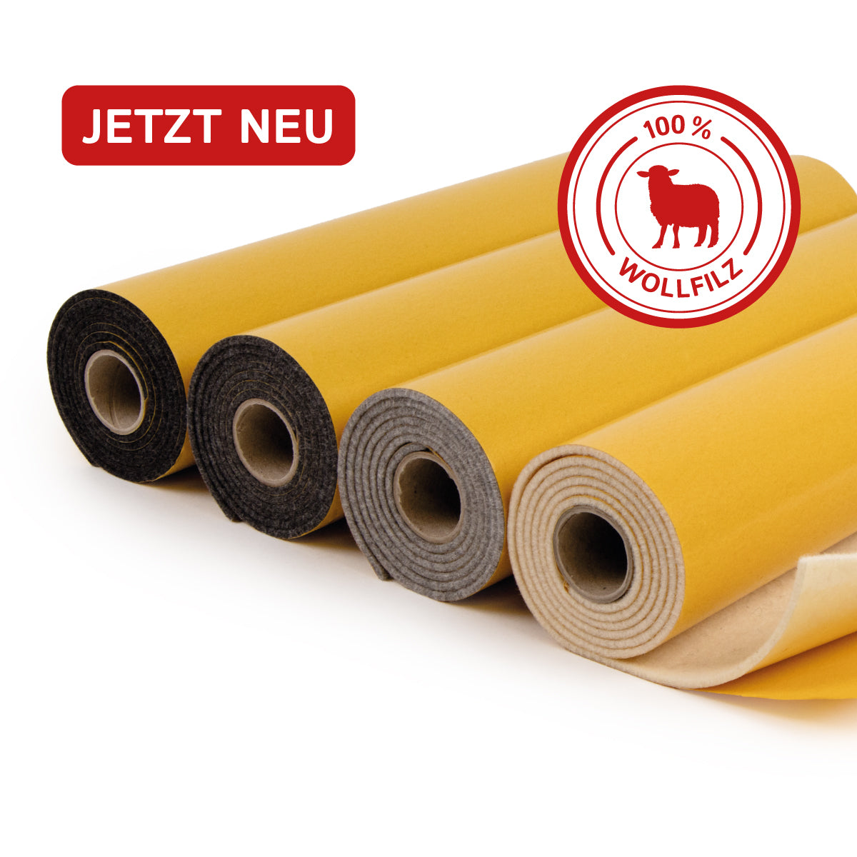 Camper Wollfilz selbstklebend Meterware