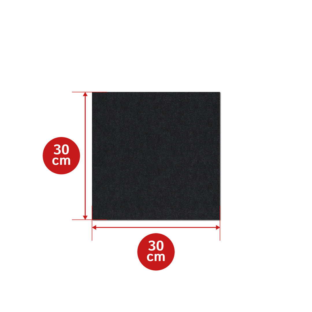 Fustella autoadesiva in feltro di lana morbida di 1 mm di spessore - Pannello in feltro da 350 g/m² (densità 0,20 g/cm³)