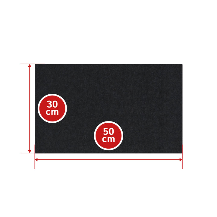 Fustella autoadesiva in feltro di lana morbida di 1 mm di spessore - Pannello in feltro da 350 g/m² (densità 0,20 g/cm³)