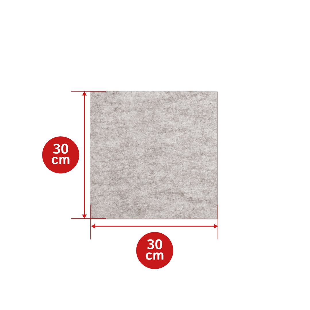 Wollfilz Zuschnitt selbstklebend 6 mm dick, (weich - 0,20 g/cm³)