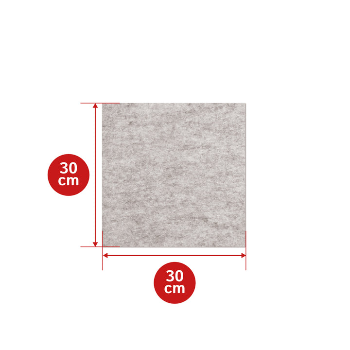 Wollfilz Zuschnitt selbstklebend 6 mm dick, (weich - 0,20 g/cm³)