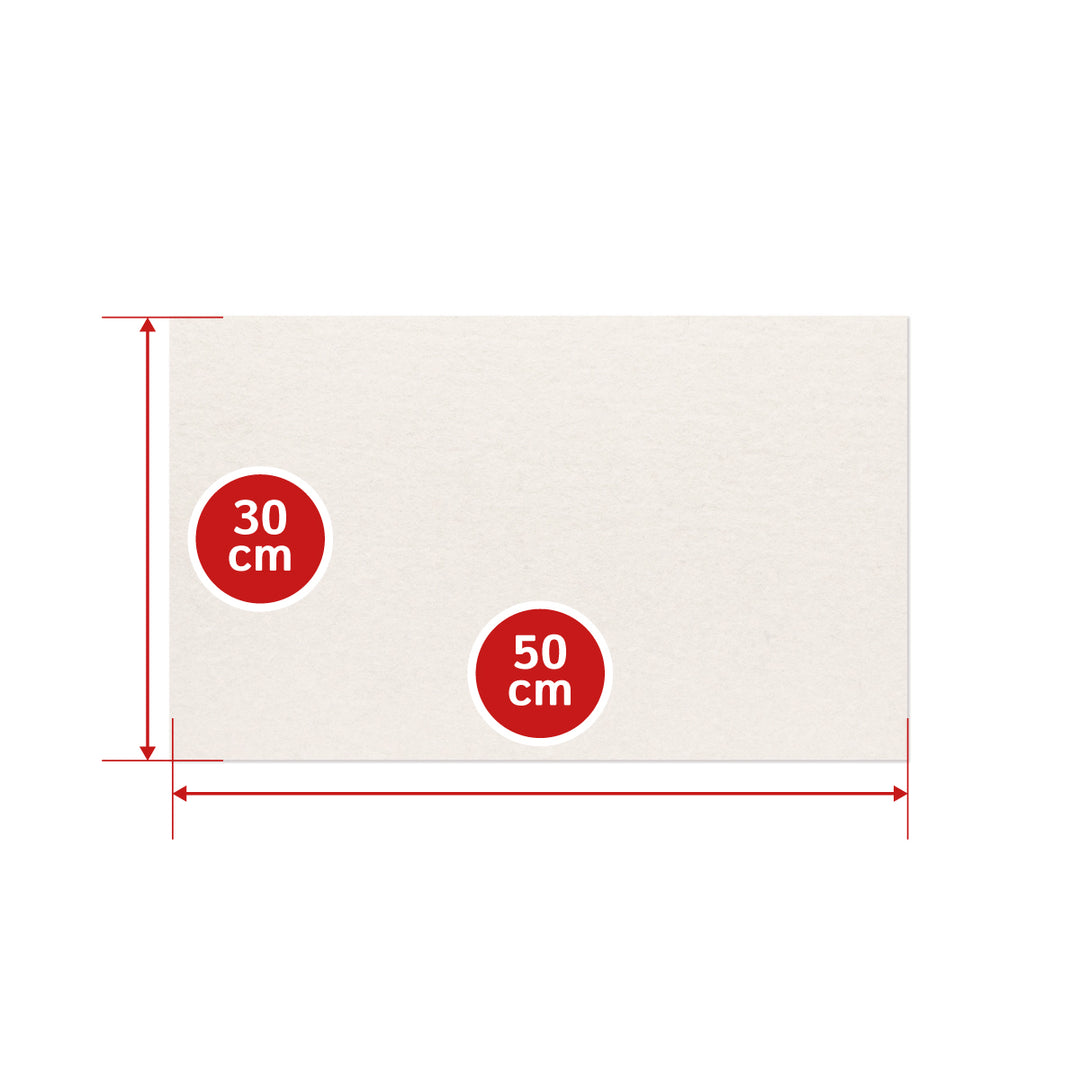 Wollfilz Zuschnitt selbstklebend 6 mm dick, (weich - 0,20 g/cm³)