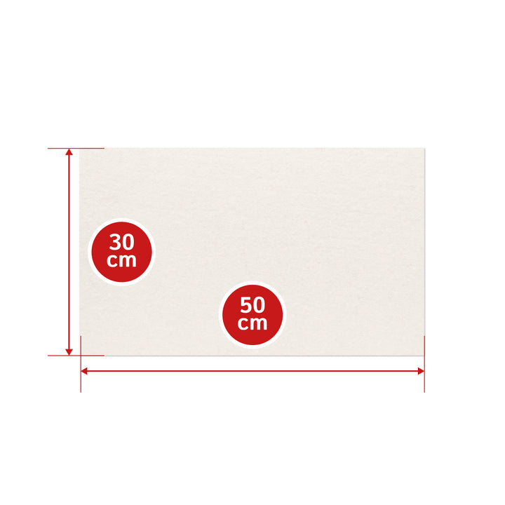 Wollfilz Zuschnitt selbstklebend 6 mm dick, (weich - 0,20 g/cm³)