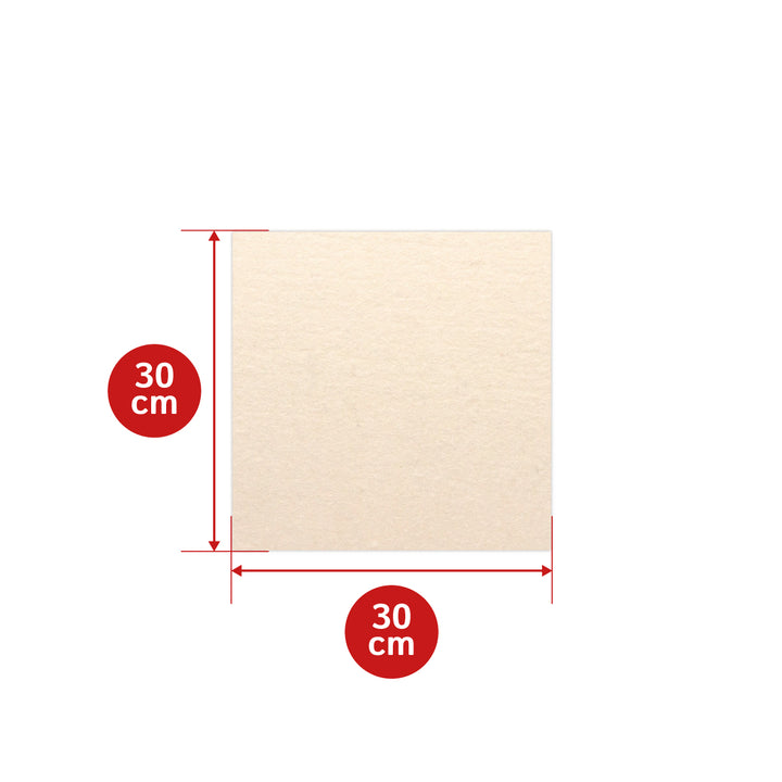 Wollfilz Zuschnitt selbstklebend 15 mm dick, (fest - 0,36 g/cm³)