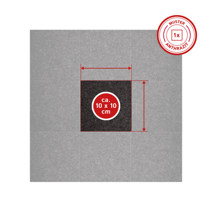 Akustikfilz selbstklebend aus 100 % Schafwolle, ca. 4,5 mm dick – Filz-Meterware für Wand, Decke & Innenausbau