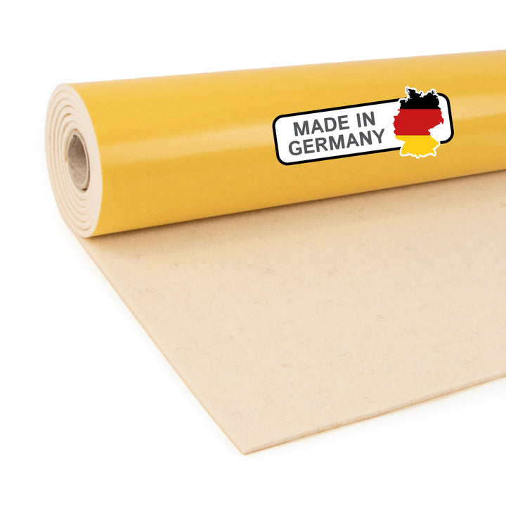 Akustikfilz selbstklebend aus 100 % Schafwolle, ca. 4,5 mm dick – Filz-Meterware für Wand, Decke & Innenausbau