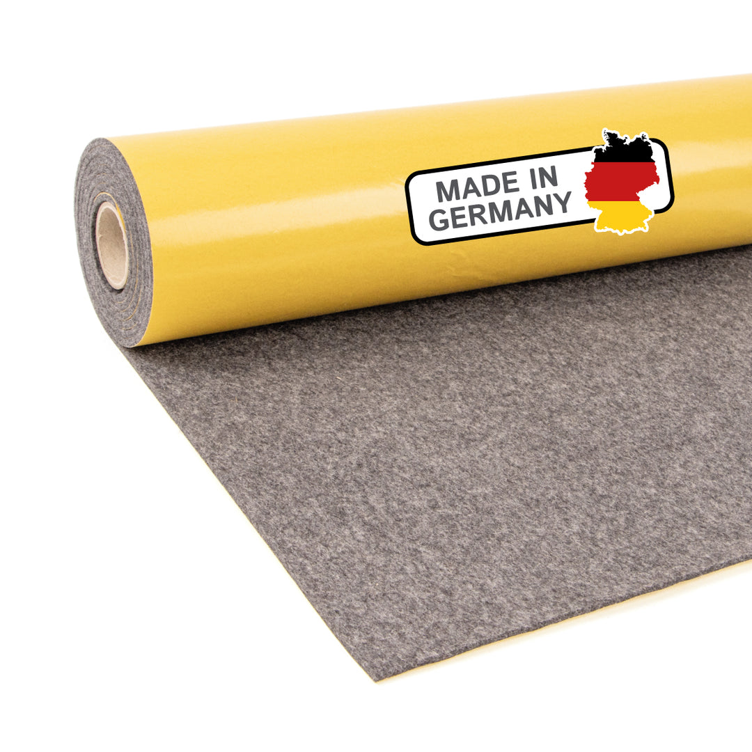 Akustikfilz selbstklebend aus 100 % Schafwolle, ca. 4,5 mm dick – Filz-Meterware für Wand, Decke & Innenausbau