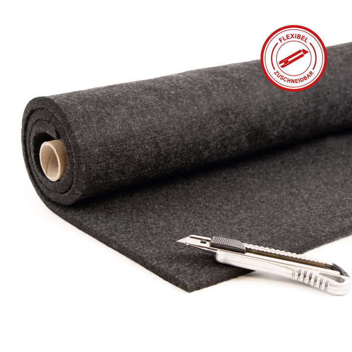 Akustikfilz Meterware 10 mm aus PES, Made in Germany
