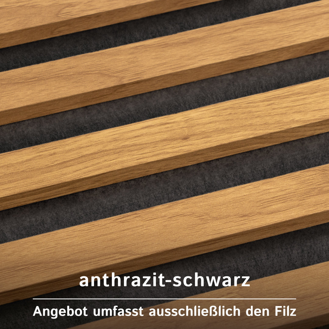 Akustikfilz Meterware 10 mm aus PES, Made in Germany