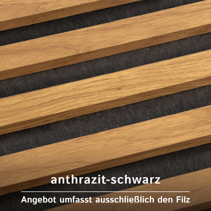 Akustikfilz Meterware 10 mm aus PES, Made in Germany