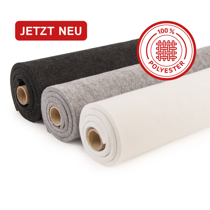 Akustikfilz Meterware 10 mm aus PES, Made in Germany