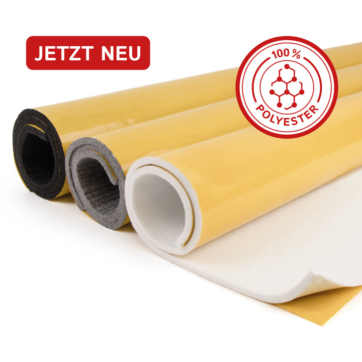 Akustikfilz Meterware selbstklebend 10 mm aus PES, Made in Germany