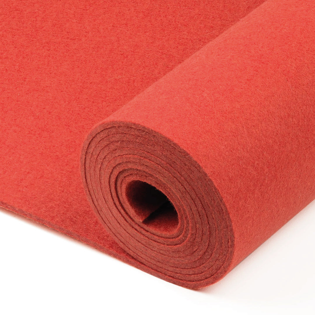 Felt sold by the meter Design felt (approx. 100% wool), brown, specific weight 0.30 kg/cdm, minimum usable width 1,800 mm, 5 mm thick, 2 running meters