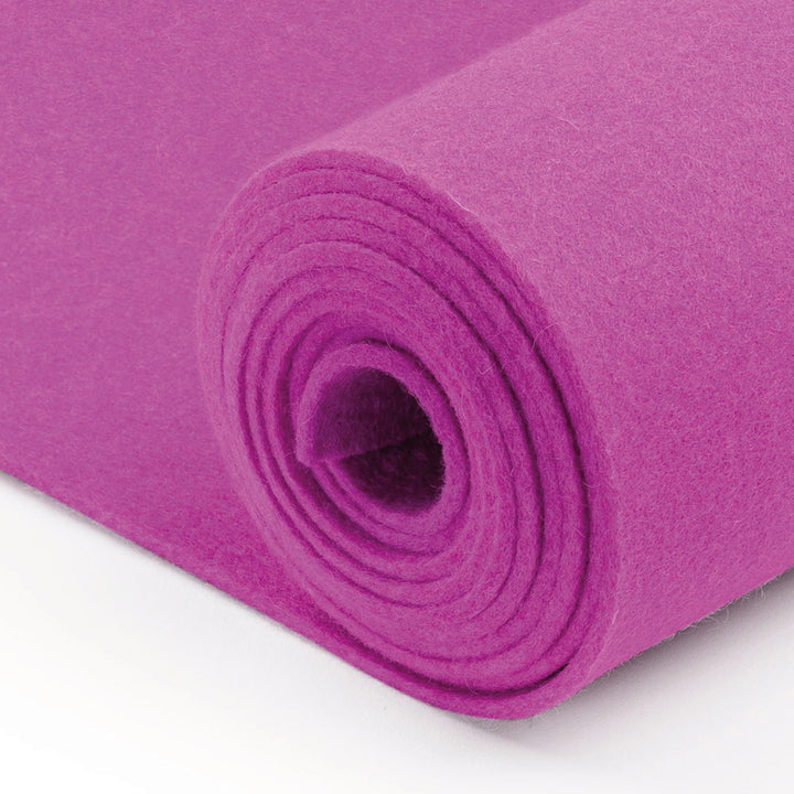 Hochwertiger Designfilz als Meterware - Wollfilz 3mm dick, ca. 1,80m breit (Festigkeit mittel - 0,30 g/cm³)