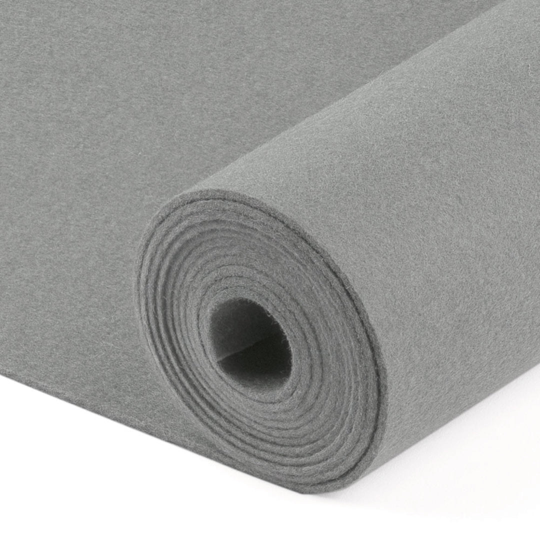 Hochwertiger Designfilz als Meterware - Wollfilz 3mm dick, ca. 1,80m breit (Festigkeit mittel - 0,30 g/cm³)