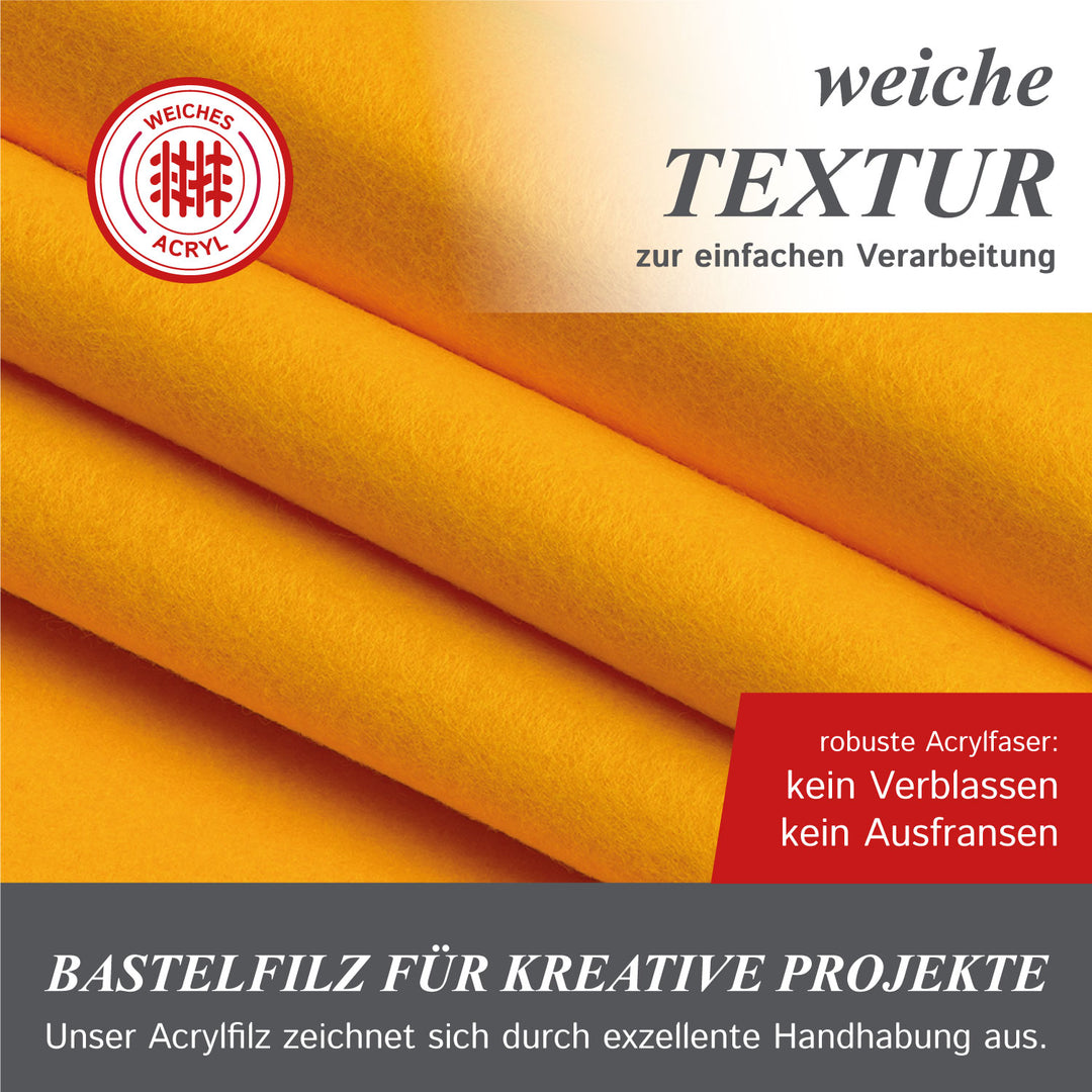 Feutre artisanal vendu au mètre 1,80 m de large, 1,6 mm d'épaisseur, feutre pour travaux manuels