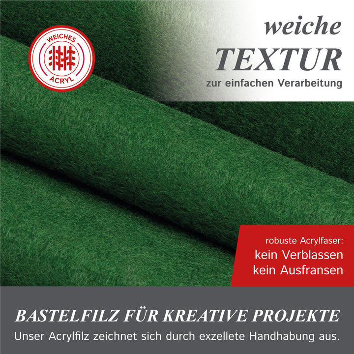 Feutre artisanal vendu au mètre 1,80 m de large, 1,6 mm d'épaisseur, feutre pour travaux manuels