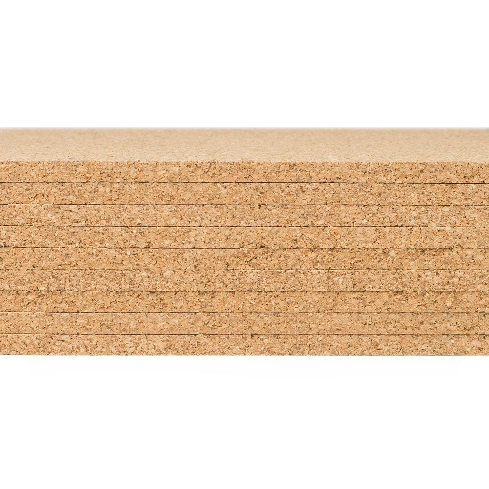 Square cork sheet, 6mm thick, 15 x 15 cm - 25 pieces